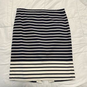 ✨J. Crew Striped Midi Skirt